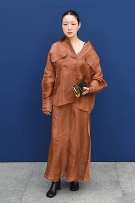 PFW Akris Front Row Kyung Hwa Lee attending the Akris Womenswear Fall Winter 2025-2026 show as part of Paris Fashion Week in Paris, France on March 09, 2025. Photo by Aurore Marechal ABACAPRESS.COM Paris France  Copyright: xMarechalxAurore ABACAx