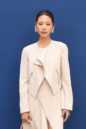 PFW Akris Front Row Min Young Jeoung attending the Akris Womenswear Fall Winter 2025-2026 show as part of Paris Fashion Week in Paris, France on March 09, 2025. Photo by Aurore Marechal ABACAPRESS.COM Paris France  Copyright: xMarechalxAurore ABACAx
