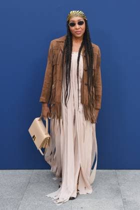 PFW Akris Front Row Karen Blanchard attending the Akris Womenswear Fall Winter 2025-2026 show as part of Paris Fashion Week in Paris, France on March 09, 2025. Photo by Aurore Marechal ABACAPRESS.COM Paris France  Copyright: xMarechalxAurore ABACAx