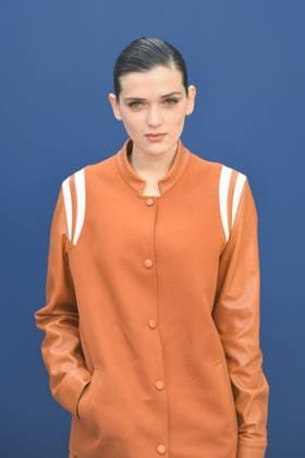 PFW Akris Front Row Caroline Hartig attending the Akris Womenswear Fall Winter 2025-2026 show as part of Paris Fashion Week in Paris, France on March 09, 2025. Photo by Aurore Marechal ABACAPRESS.COM Paris France  Copyright: xMarechalxAurore ABACAx