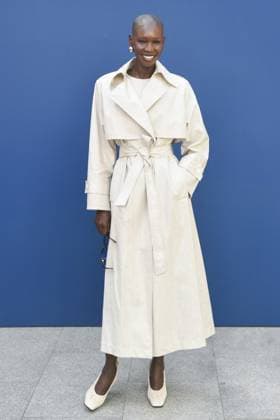 PFW Akris Front Row Adot Gak attending the Akris Womenswear Fall Winter 2025-2026 show as part of Paris Fashion Week in Paris, France on March 09, 2025. Photo by Aurore Marechal ABACAPRESS.COM Paris France  Copyright: xMarechalxAurore ABACAx