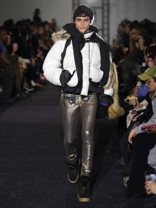 PFW - Ottolinger Runway A model walks the runway during the Ottolinger Womenswear Fall Winter 2025-2026 show as part of Paris Fashion Week at 13 rue de Santeuil on March 09, 2025 in Paris, France. Photo by Alain-gil Gonzalez ABACAPRESS.COM Paris France  Copyright: xGonzalezxAlain-Gil ABACAx