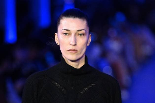PFW Akris Runway A model walks the runway during the Akris Womenswear Fall Winter 2025-2026 show as part of Paris Fashion Week in Paris, France on March 09, 2025. Photo by Aurore Marechal ABACAPRESS.COM Paris France  Copyright: xMarechalxAurore ABACAx