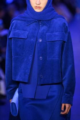 PFW Akris Runway A model walks the runway during the Akris Womenswear Fall Winter 2025-2026 show as part of Paris Fashion Week in Paris, France on March 09, 2025. Photo by Aurore Marechal ABACAPRESS.COM Paris France  Copyright: xMarechalxAurore ABACAx
