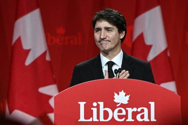 2025 Liberal Leadership Election Results Announcement In Ottawa OTTAWA, CANADA MARCH 9: Prime Minister Justin Trudeau speaks at the 2025 Liberal Leadership results announcement event at Rogers Centre in Ottawa, Ontario, Canada, on March 9, 2025. After leading the Liberal Party of Canada since 2013, Trudeau announced on January 6, 2025, his decision to step down as both prime minister and party leader. Ottawa Canada  Copyright: xArturxWidakx originalFilename: widak-2025libe250309_npKQg.jpg