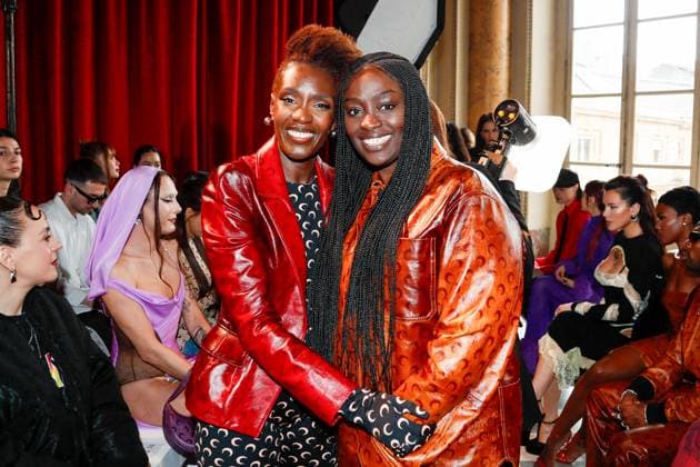Front row of the Marine Serre Mode Collection Prêt à Porter Automne Hiver 2025 2026 show at Paris Fashion Week PFW at La Monnaie de Paris Rokhaya Diallo and Aïssa Maïga on the front row of the Marine Serre Mode Collection Prêt à Porter Automne Hiver 2025 2026 show at Paris Fashion Week PFW at La Monnaie de Paris, France, March 10, 2025 Christophe Clovis Bestimage Celebs attends the Marine Serre Womenswear Fall Winter 2025 2026 show as part of Paris Fashion Week at La Monnaie de Paris, on March 10, 2025, in Paris, France Paris France  Copyright: xChristophexClovisx xBestimagexChristophexClovisx xBestimagex