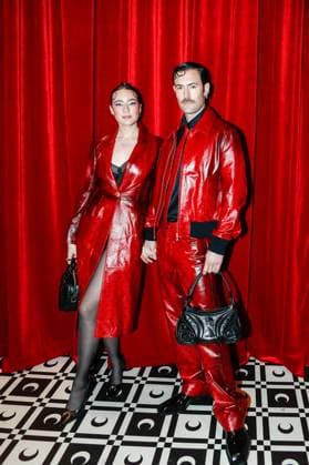 Photocall of the Marine Serre Mode Collection Prêt à Porter Automne Hiver 2025 2026 show at Paris Fashion Week PFW at La Monnaie de Paris Young Emperors Isabelle Chapu and Nelson Tiberghien at the photocall of the Marine Serre Mode Collection Prêt à Porter Automne Hiver 2025 2026 show at Paris Fashion Week PFW at La Monnaie de Paris, France, March 10, 2025 Christophe Clovis Bestimage Celebs attends the Marine Serre Womenswear Fall Winter 2025 2026 show as part of Paris Fashion Week at La Monnaie de Paris, on March 10, 2025, in Paris, France Paris France  Copyright: xChristophexClovisx xBestimagexChristophexClovisx xBestimagex