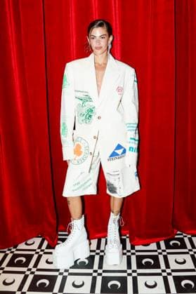 Photocall of the Marine Serre Mode Collection Prêt à Porter Automne Hiver 2025 2026 show as part of Paris Fashion Week PFW at La Monnaie de Paris Clara Berry at the photocall of the Marine Serre Mode Collection Prêt à Porter Automne Hiver 2025 2026 show as part of Paris Fashion Week PFW at La Monnaie de Paris, France, March 10, 2025 Christophe Clovis Bestimage Celebs attends the Marine Serre Womenswear Fall Winter 2025 2026 show as part of Paris Fashion Week at La Monnaie de Paris, on March 10, 2025, in Paris, France Paris France  Copyright: xChristophexClovisx xBestimagexChristophexClovisx xBestimagex