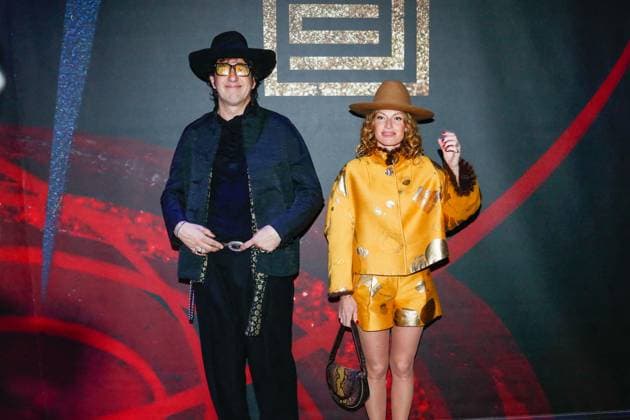 Front row of the Shiatzy Chen Mode Collection Prêt à Porter Fall Winter 2025 2026 show at Paris Fashion Week PFW at Palais de Tokyo Nicolas Ullmann and Aurélie Saada on the front row of the Shiatzy Chen Mode Collection Prêt à Porter Fall Winter 2025 2026 show at Paris Fashion Week PFW at Palais de Tokyo, in Paris, France, March 10, 2025 Christophe Clovis Bestimage Celebs attends the Shiatzy Chen Womenswear Fall Winter 2025 2026 show as part of Paris Fashion Week at Palais De Tokyo on March 10, 2025 in Paris, France Paris France  Copyright: xChristophexClovisx xBestimagexChristophexClovisx xBestimagex