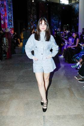 Front row of the Shiatzy Chen Mode Collection Prêt à Porter Fall Winter 2025 2026 show at Paris Fashion Week PFW at Palais de Tokyo Micaela Wittman on the front row of the Shiatzy Chen Mode Collection Prêt à Porter Fall Winter 2025 2026 show at Paris Fashion Week PFW at Palais de Tokyo, in Paris, France, March 10, 2025 Christophe Clovis Bestimage Celebs attends the Shiatzy Chen Womenswear Fall Winter 2025 2026 show as part of Paris Fashion Week at Palais De Tokyo on March 10, 2025 in Paris, France Paris France  Copyright: xChristophexClovisx xBestimagexChristophexClovisx xBestimagex