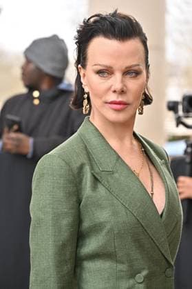 PFW Gabriela Hearst Outside Arrivals Debi Mazar arriving at Gabriela Hearst show during Paris Fashion Week in Paris, France on March 10, 2025. Photo by Julien Reynaud APS-Medias ABACAPRESS.COM Paris France  Copyright: xReynaudxJulien APS-Medias ABACAx