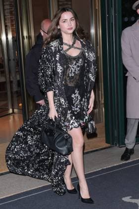 PFW Louis Vuitton Hotel Exits Ana de Armas is seen exiting hotel before Louis Vuitton show during Paris Fashion Week in Paris, France on March 10, 2025. Photo by Julien Reynaud APS-Medias ABACAPRESS.COM Paris France  Copyright: xReynaudxJulien APS-Medias ABACAx