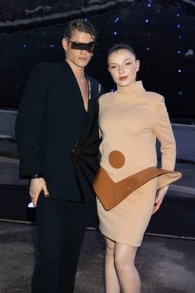 Front row at Pierre Cardin Womenswear Fall Winter 2025 2026 show at Paris Fashion Week PFW Raphael Say, Clara Marz celebrities at Pierre Cardin show at Paris Fashion Week Womenswear Fall Winter 2025 2026 , Paris, France, March 10, 2025 Jeremy Melloul Bestimage Celebrities attends Pierre Cardin show Womenswear Fall Winter 2025 2026 as part of Paris Fashion Week on March 10, 2025 in Paris, France Paris France  Copyright: xJeremyxMelloulx xBestimagexJeremyxMelloulx xBestimagex