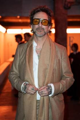 PFW Gabriela Hearst Front Row Chris Robinson attending the Gabriela Hearst Womenswear Fall Winter 2025-2026 show as part of Paris Fashion Week in Paris, France on March 10, 2025. Photo by Aurore Marechal ABACAPRESS.COM Paris France  Copyright: xMarechalxAurore ABACAx