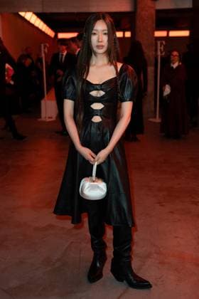 PFW Gabriela Hearst Front Row Cha Jung-won attending the Gabriela Hearst Womenswear Fall Winter 2025-2026 show as part of Paris Fashion Week in Paris, France on March 10, 2025. Photo by Aurore Marechal ABACAPRESS.COM Paris France  Copyright: xMarechalxAurore ABACAx