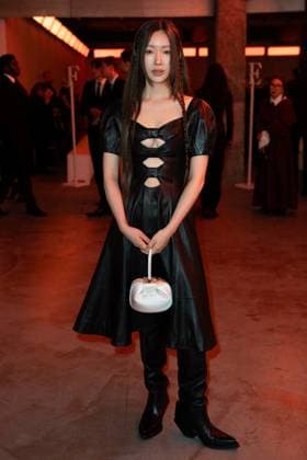 PFW Gabriela Hearst Front Row Cha Jung-won attending the Gabriela Hearst Womenswear Fall Winter 2025-2026 show as part of Paris Fashion Week in Paris, France on March 10, 2025. Photo by Aurore Marechal ABACAPRESS.COM Paris France  Copyright: xMarechalxAurore ABACAx