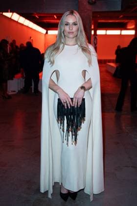PFW Gabriela Hearst Front Row Lindsey Vonn attending the Gabriela Hearst Womenswear Fall Winter 2025-2026 show as part of Paris Fashion Week in Paris, France on March 10, 2025. Photo by Aurore Marechal ABACAPRESS.COM Paris France  Copyright: xMarechalxAurore ABACAx