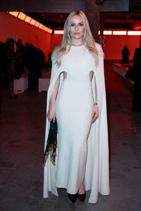 PFW Gabriela Hearst Front Row Lindsey Vonn attending the Gabriela Hearst Womenswear Fall Winter 2025-2026 show as part of Paris Fashion Week in Paris, France on March 10, 2025. Photo by Aurore Marechal ABACAPRESS.COM Paris France  Copyright: xMarechalxAurore ABACAx