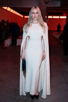 PFW Gabriela Hearst Front Row Lindsey Vonn attending the Gabriela Hearst Womenswear Fall Winter 2025-2026 show as part of Paris Fashion Week in Paris, France on March 10, 2025. Photo by Aurore Marechal ABACAPRESS.COM Paris France  Copyright: xMarechalxAurore ABACAx