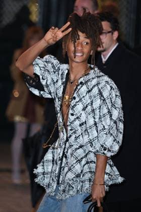 Paris Fashion Week, Gäste der Louis Vuitton Modenschau PFW Louis Vuitton Arrivals Jaden Smith attending the Louis Vuitton Womenswear Fall Winter 2025-2026 show as part of Paris Fashion Week in Paris, France on March 10, 2025. Photo by Aurore Marechal ABACAPRESS.COM Paris France  Copyright: xMarechalxAurore ABACAx