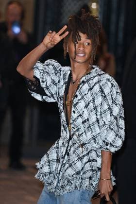 Paris Fashion Week, Gäste der Louis Vuitton Modenschau PFW Louis Vuitton Arrivals Jaden Smith attending the Louis Vuitton Womenswear Fall Winter 2025-2026 show as part of Paris Fashion Week in Paris, France on March 10, 2025. Photo by Aurore Marechal ABACAPRESS.COM Paris France  Copyright: xMarechalxAurore ABACAx