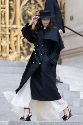 PFW - Zimmermann PAP - Arrivals NB Guest attends Zimmermann Womenswear Fall Winter 2025-2026 show as part of Paris Fashion Week on March 10, 2025 in Paris, France. Photo by Nasser Berzane ABACAPRESS.COM Paris France  Copyright: xBerzanexNasser ABACAx