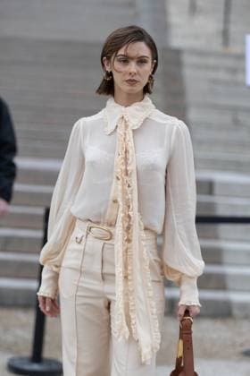 PFW - Zimmermann PAP - Arrivals NB Carmella Rose attends Zimmermann Womenswear Fall Winter 2025-2026 show as part of Paris Fashion Week on March 10, 2025 in Paris, France. Photo by Nasser Berzane ABACAPRESS.COM Paris France  Copyright: xBerzanexNasser ABACAx