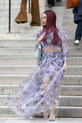 PFW - Zimmermann PAP - Arrivals NB Heart Evangelista attends Zimmermann Womenswear Fall Winter 2025-2026 show as part of Paris Fashion Week on March 10, 2025 in Paris, France. Photo by Nasser Berzane ABACAPRESS.COM Paris France  Copyright: xBerzanexNasser ABACAx