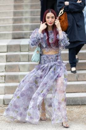 PFW - Zimmermann PAP - Arrivals NB Heart Evangelista attends Zimmermann Womenswear Fall Winter 2025-2026 show as part of Paris Fashion Week on March 10, 2025 in Paris, France. Photo by Nasser Berzane ABACAPRESS.COM Paris France  Copyright: xBerzanexNasser ABACAx