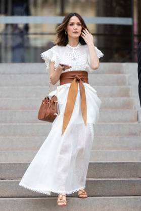 PFW - Zimmermann PAP - Arrivals NB Rose Byrne attends Zimmermann Womenswear Fall Winter 2025-2026 show as part of Paris Fashion Week on March 10, 2025 in Paris, France. Photo by Nasser Berzane ABACAPRESS.COM Paris France  Copyright: xBerzanexNasser ABACAx