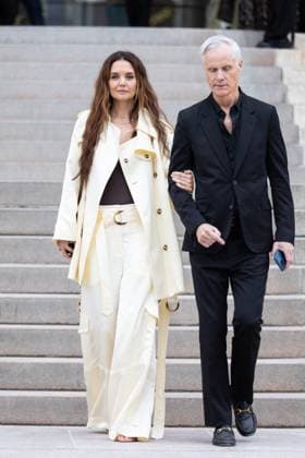 PFW - Zimmermann PAP - Arrivals NB Katie Holmes attends Zimmermann Womenswear Fall Winter 2025-2026 show as part of Paris Fashion Week on March 10, 2025 in Paris, France. Photo by Nasser Berzane ABACAPRESS.COM Paris France  Copyright: xBerzanexNasser ABACAx