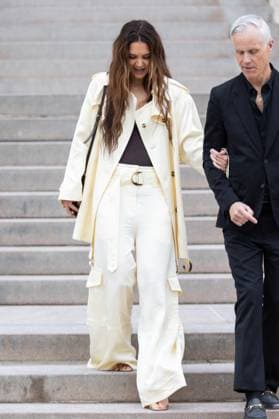 PFW - Zimmermann PAP - Arrivals NB Katie Holmes attends Zimmermann Womenswear Fall Winter 2025-2026 show as part of Paris Fashion Week on March 10, 2025 in Paris, France. Photo by Nasser Berzane ABACAPRESS.COM Paris France  Copyright: xBerzanexNasser ABACAx
