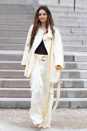 PFW - Zimmermann PAP - Arrivals NB Katie Holmes attends Zimmermann Womenswear Fall Winter 2025-2026 show as part of Paris Fashion Week on March 10, 2025 in Paris, France. Photo by Nasser Berzane ABACAPRESS.COM Paris France  Copyright: xBerzanexNasser ABACAx