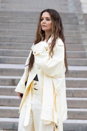 PFW - Zimmermann PAP - Arrivals NB Katie Holmes attends Zimmermann Womenswear Fall Winter 2025-2026 show as part of Paris Fashion Week on March 10, 2025 in Paris, France. Photo by Nasser Berzane ABACAPRESS.COM Paris France  Copyright: xBerzanexNasser ABACAx