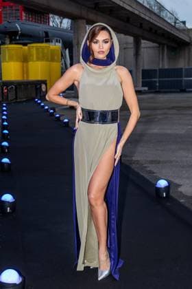 PFW - Pierre Cardin - Frontrow NB Diane Leyre attends Pierre Cardin Womenswear Fall Winter 2025-2026 show as part of Paris Fashion Week on March 10, 2025 in Paris, France. Photo by Nasser Berzane ABACAPRESS.COM Paris France  Copyright: xBerzanexNasser ABACAx