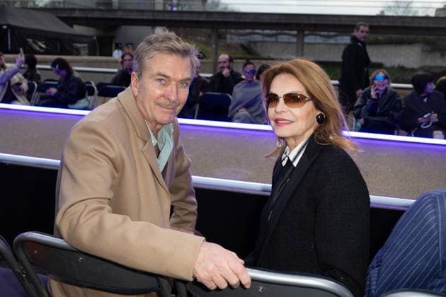 PFW - Pierre Cardin - Frontrow NB Philippe Caroit, Cyrielle Clair attends Pierre Cardin Womenswear Fall Winter 2025-2026 show as part of Paris Fashion Week on March 10, 2025 in Paris, France. Photo by Nasser Berzane ABACAPRESS.COM Paris France  Copyright: xBerzanexNasser ABACAx