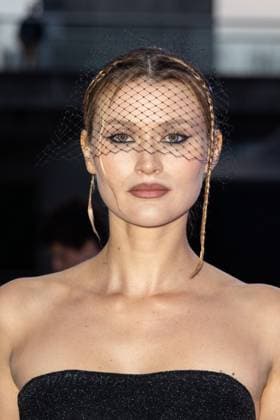 PFW - Pierre Cardin - Frontrow NB Chloe Lecareux attends Pierre Cardin Womenswear Fall Winter 2025-2026 show as part of Paris Fashion Week on March 10, 2025 in Paris, France. Photo by Nasser Berzane ABACAPRESS.COM Paris France  Copyright: xBerzanexNasser ABACAx