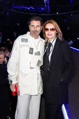 PFW - Pierre Cardin - Frontrow NB Richard Orlinski, Cyrielle Clair attends Pierre Cardin Womenswear Fall Winter 2025-2026 show as part of Paris Fashion Week on March 10, 2025 in Paris, France. Photo by Nasser Berzane ABACAPRESS.COM Paris France  Copyright: xBerzanexNasser ABACAx