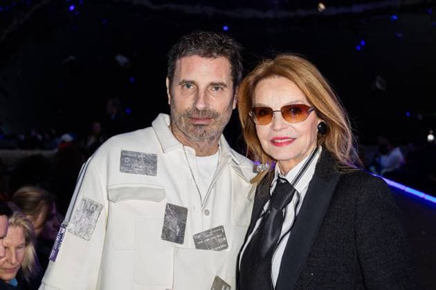 PFW - Pierre Cardin - Frontrow NB Richard Orlinski, Cyrielle Clair attends Pierre Cardin Womenswear Fall Winter 2025-2026 show as part of Paris Fashion Week on March 10, 2025 in Paris, France. Photo by Nasser Berzane ABACAPRESS.COM Paris France  Copyright: xBerzanexNasser ABACAx