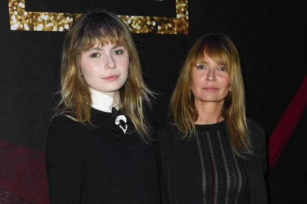 PFW Shiatzy Chen Front Row Mitty Hazanavicius and Axelle Laffont attending the Shiatzy Chen Womenswear Fall Winter 2025-2026 show as part of Paris Fashion Week in Paris, France on March 10, 2025. Photo by Aurore Marechal ABACAPRESS.COM Paris France  Copyright: xMarechalxAurore ABACAx