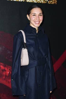 PFW Shiatzy Chen Front Row Sofiia Manousha attending the Shiatzy Chen Womenswear Fall Winter 2025-2026 show as part of Paris Fashion Week in Paris, France on March 10, 2025. Photo by Aurore Marechal ABACAPRESS.COM Paris France  Copyright: xMarechalxAurore ABACAx