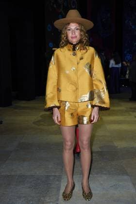 PFW Shiatzy Chen Front Row Aurelie Saada attending the Shiatzy Chen Womenswear Fall Winter 2025-2026 show as part of Paris Fashion Week in Paris, France on March 10, 2025. Photo by Aurore Marechal ABACAPRESS.COM Paris France  Copyright: xMarechalxAurore ABACAx