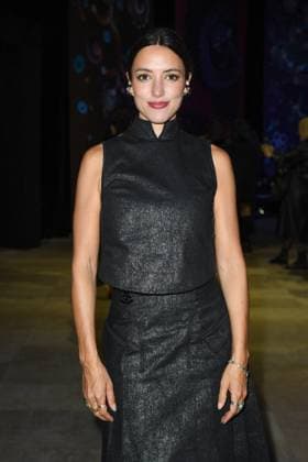 PFW Shiatzy Chen Front Row Vanessa Guide attending the Shiatzy Chen Womenswear Fall Winter 2025-2026 show as part of Paris Fashion Week in Paris, France on March 10, 2025. Photo by Aurore Marechal ABACAPRESS.COM Paris France  Copyright: xMarechalxAurore ABACAx