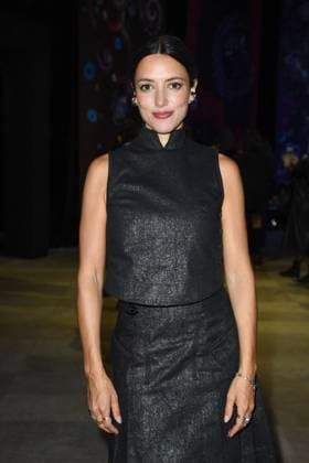 PFW Shiatzy Chen Front Row Vanessa Guide attending the Shiatzy Chen Womenswear Fall Winter 2025-2026 show as part of Paris Fashion Week in Paris, France on March 10, 2025. Photo by Aurore Marechal ABACAPRESS.COM Paris France  Copyright: xMarechalxAurore ABACAx