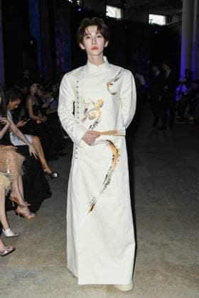 PFW Shiatzy Chen Front Row Liu Yu attending the Shiatzy Chen Womenswear Fall Winter 2025-2026 show as part of Paris Fashion Week in Paris, France on March 10, 2025. Photo by Aurore Marechal ABACAPRESS.COM Paris France  Copyright: xMarechalxAurore ABACAx