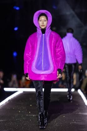 PFW - Pierre Cardin Runway A model walks the runway during Pierre Cardin Womenswear Fall Winter 2025-2026 show as part of Paris Fashion Week on March 10, 2025 in Paris, France. Photo by Nasser Berzane ABACAPRESS.COM Paris France  Copyright: xBerzanexNasser ABACAx