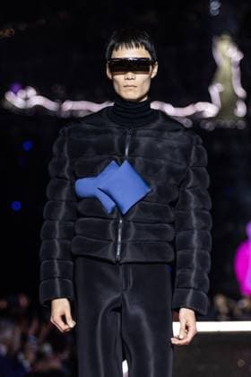 PFW - Pierre Cardin Runway A model walks the runway during Pierre Cardin Womenswear Fall Winter 2025-2026 show as part of Paris Fashion Week on March 10, 2025 in Paris, France. Photo by Nasser Berzane ABACAPRESS.COM Paris France  Copyright: xBerzanexNasser ABACAx