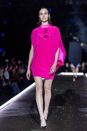 PFW - Pierre Cardin Runway A model walks the runway during Pierre Cardin Womenswear Fall Winter 2025-2026 show as part of Paris Fashion Week on March 10, 2025 in Paris, France. Photo by Nasser Berzane ABACAPRESS.COM Paris France  Copyright: xBerzanexNasser ABACAx