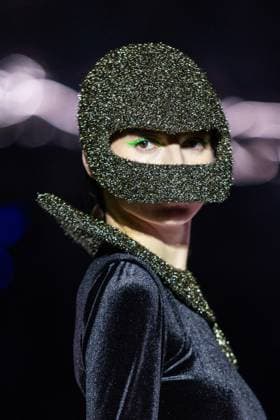 PFW - Pierre Cardin Runway A model walks the runway during Pierre Cardin Womenswear Fall Winter 2025-2026 show as part of Paris Fashion Week on March 10, 2025 in Paris, France. Photo by Nasser Berzane ABACAPRESS.COM Paris France  Copyright: xBerzanexNasser ABACAx
