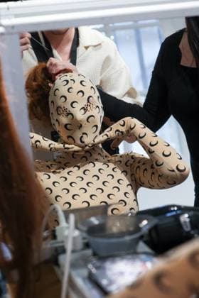 Marine Serre s Fall Winter 2025 women s ready to wear show during Paris Fashion Week Defile pret a porter femme automne hiver 2025 de Marine Serre pendant la semaine de la mode a Paris 441609 2025 03 10 Paris France  Copyright: xSebastienxFremontx xStarfacex STAR_441609_002